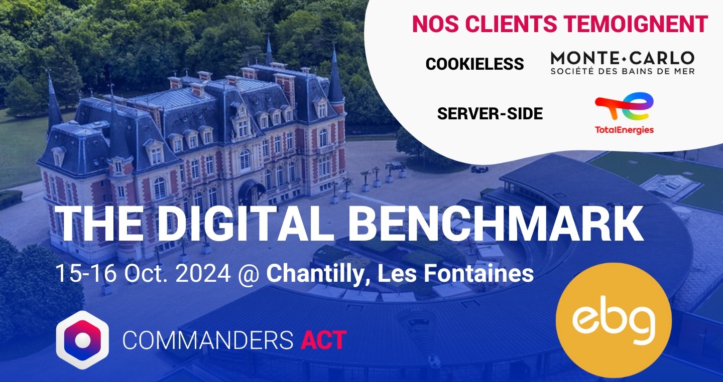 commanders act participe à l'ebg digital benchmark 2024 avec ses clients